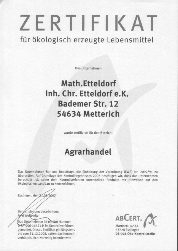 �ko-Zertifikat 2007